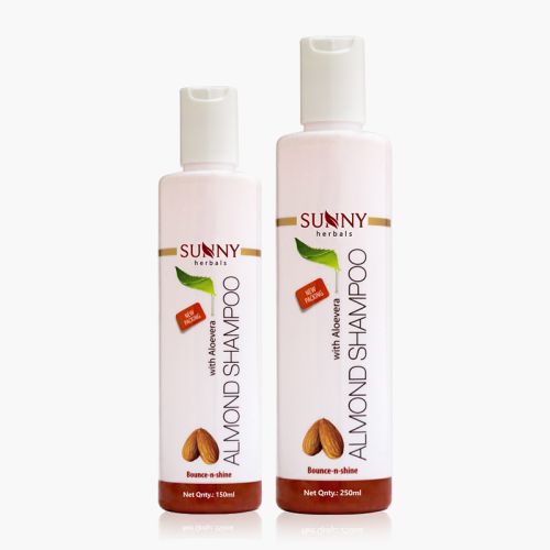 SUNNY HERBALS ALMOND SHAMPOO WITH FACE SCRUB 10 GM