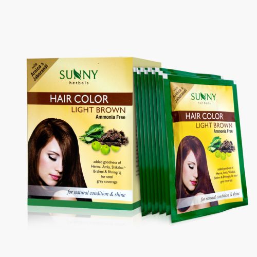 HAIR COLOR LIGHT BROWN-12 x 20 GM