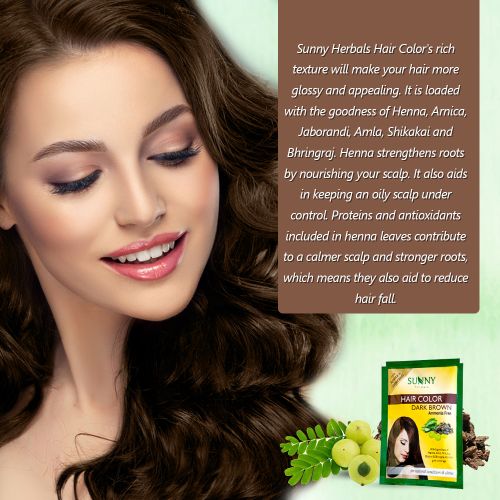 sunny herbal hair colour, herbal hair colour, hair colour for women, light brown hair color