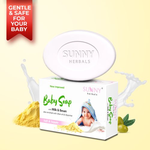 BABY SOAP WITH MILK & BESAN (Pack of 4)