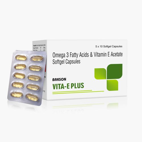 VITA-E PLUS (Omega 3 Fatty Acids & Vitamin E Acetate Softgel Capsules)