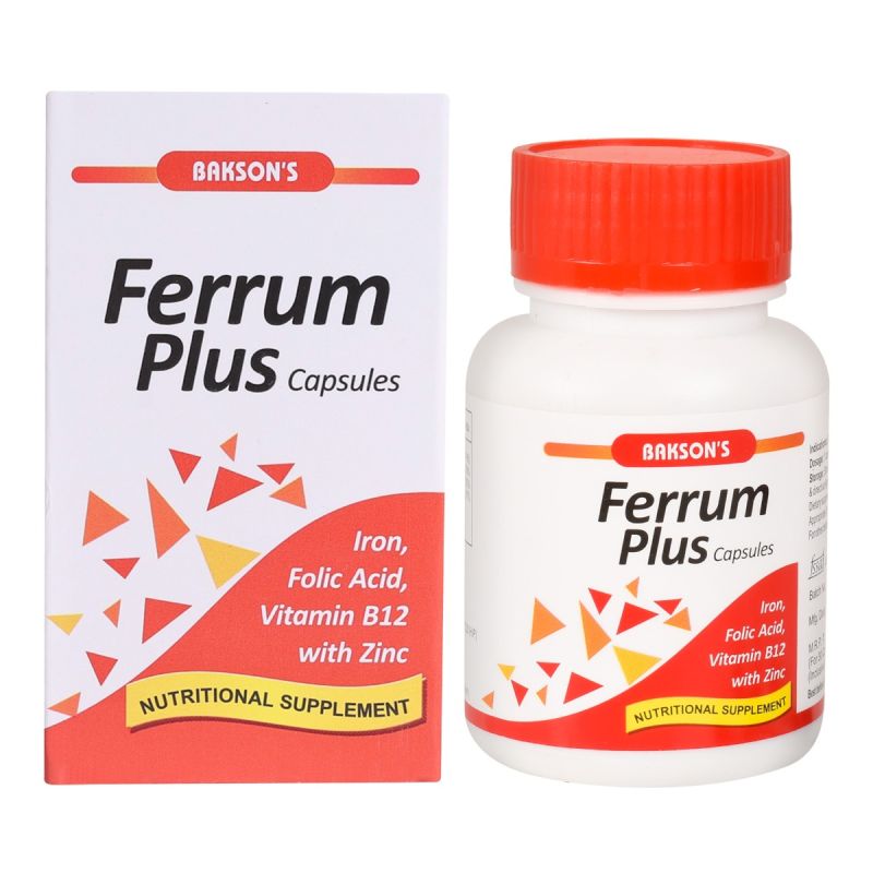 Bakson FERRUM PLUS CAPSULES-30 CAPSULES 