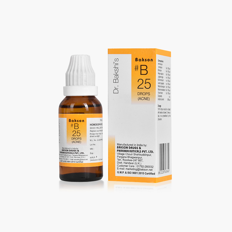 Homeopathic Bakson B25 Drops | Bakson