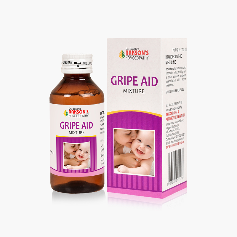 Gripe fashion mixture homeopathy medicine